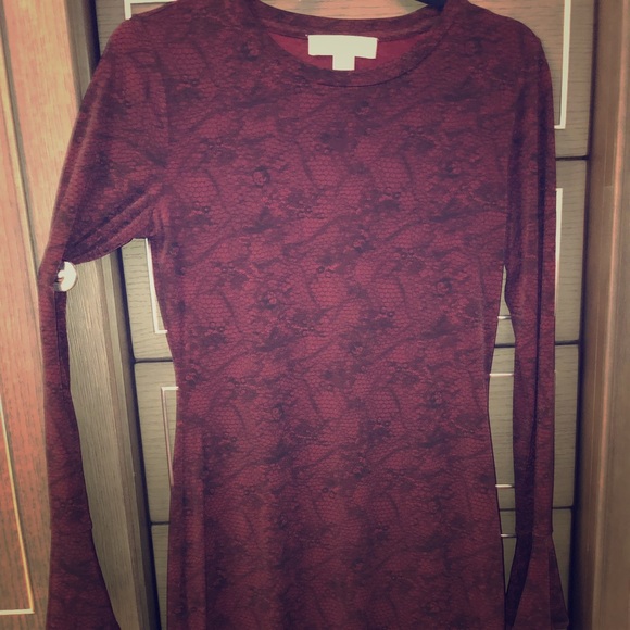 Michael Kors Dresses & Skirts - Michael Kors Long Sleeve Red Dress